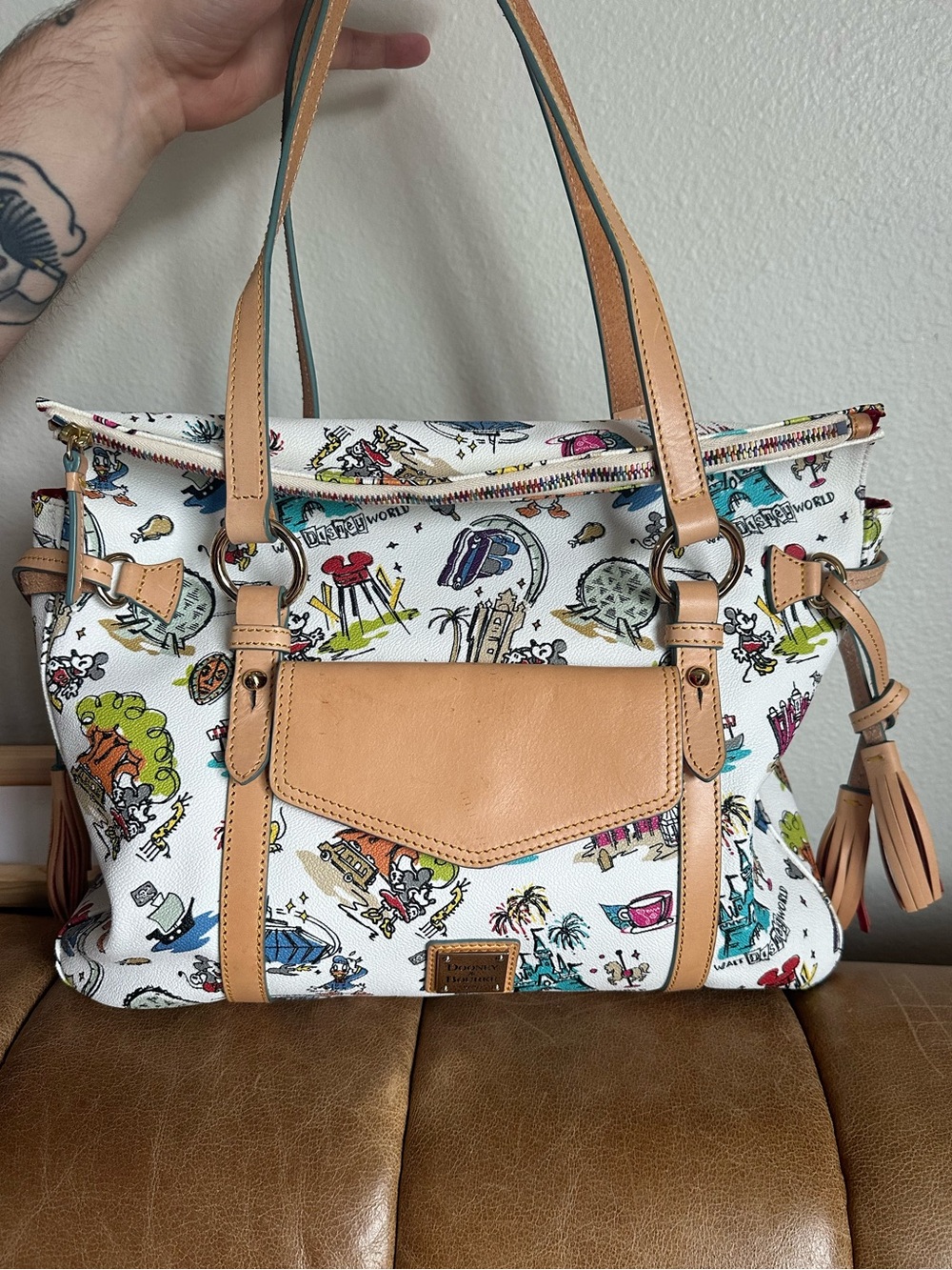 Disney Dooney & Bourke Disney World Disneyana Smith Bag